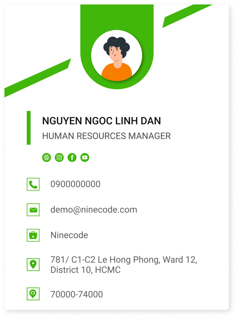 Mẫu danh thiếp 11