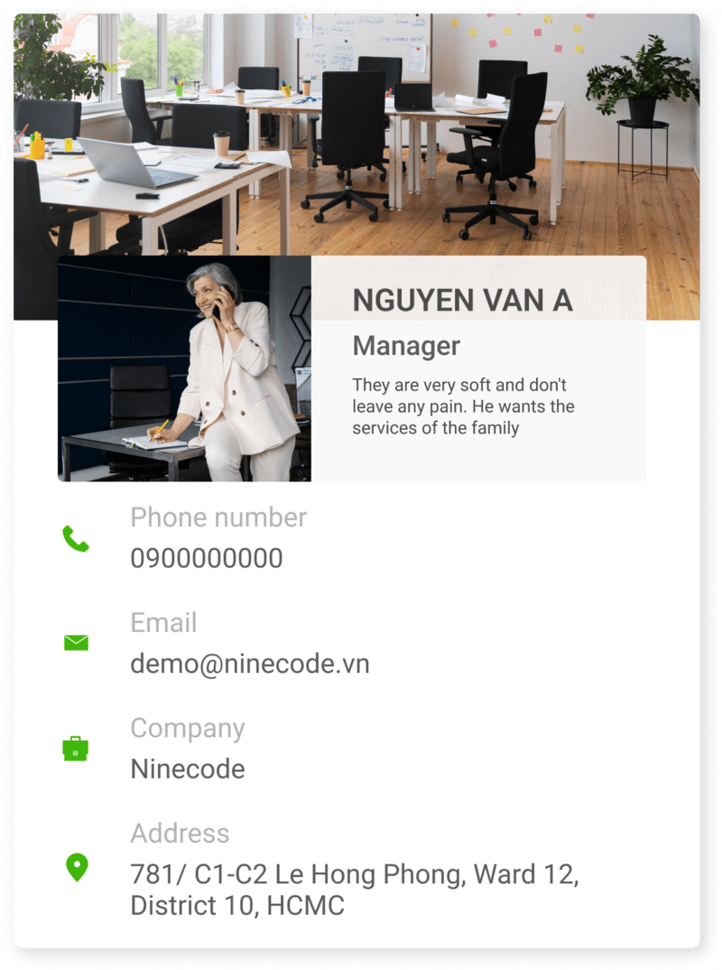 Mẫu danh thiếp 2